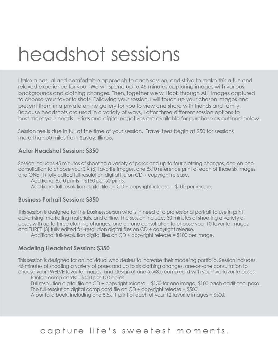 headshot session info2010